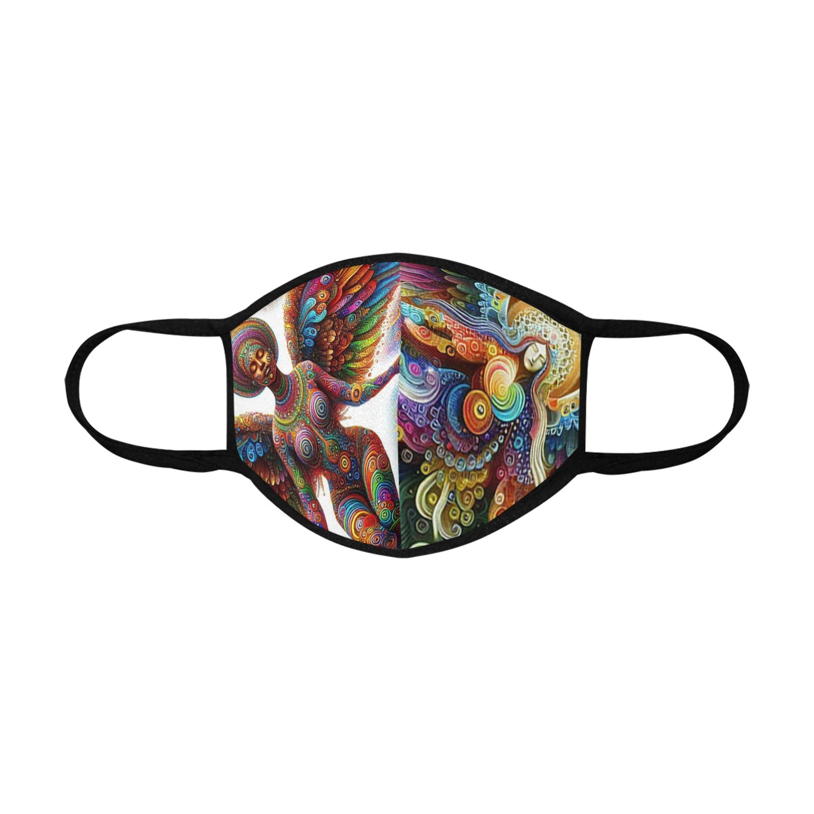 “Psychedelic Angels” Face Mask – Pack of 5 with 10 Filter Elements