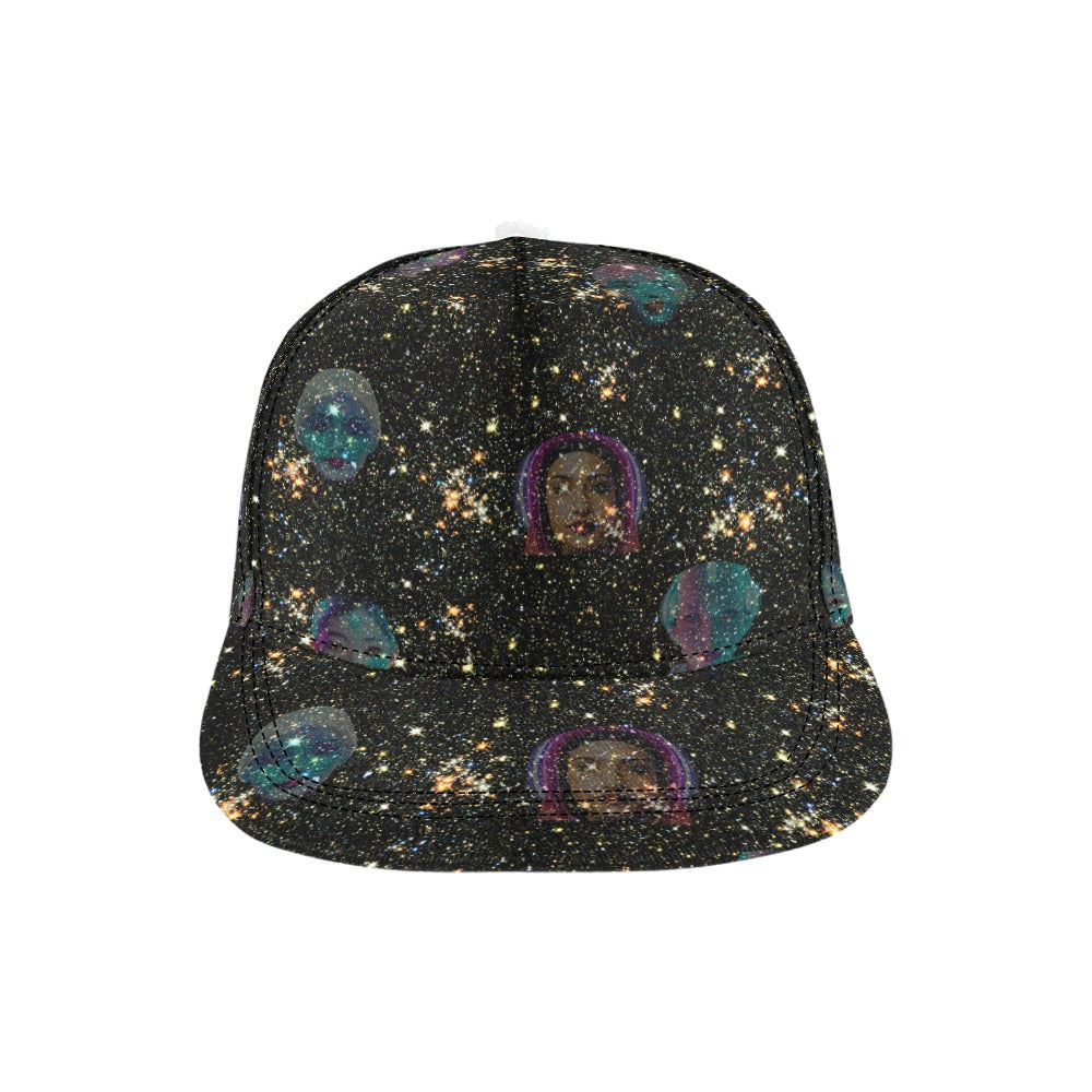 "Girls from Quintuplet Galaxy Cluster" Snapback Curved Beak Cap