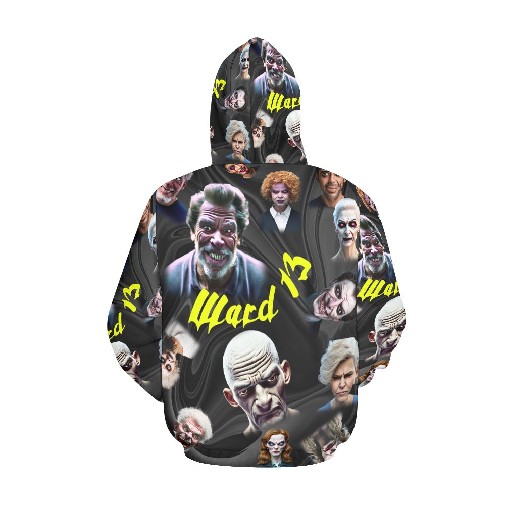 “Ward 13” Men’s Halloween Hoodie – Sizes S- 4XL