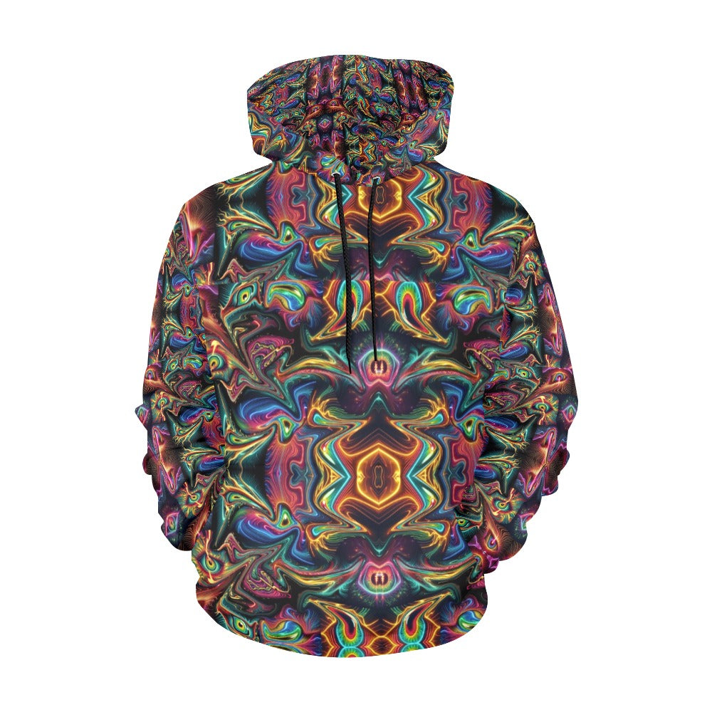 “Neon Eyes Upon You” Men's Hoodie