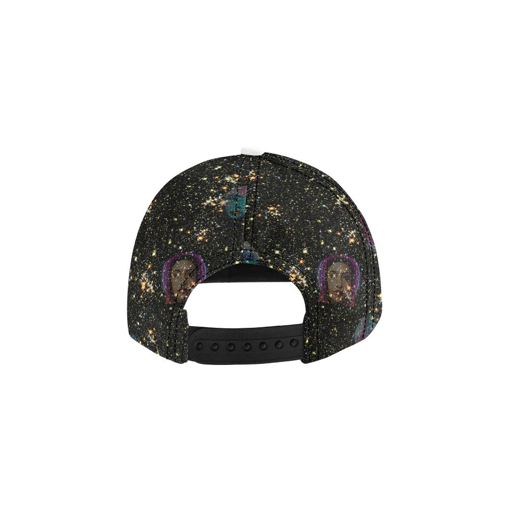 "Girls from Quintuplet Galaxy Cluster" Snapback Curved Beak Cap