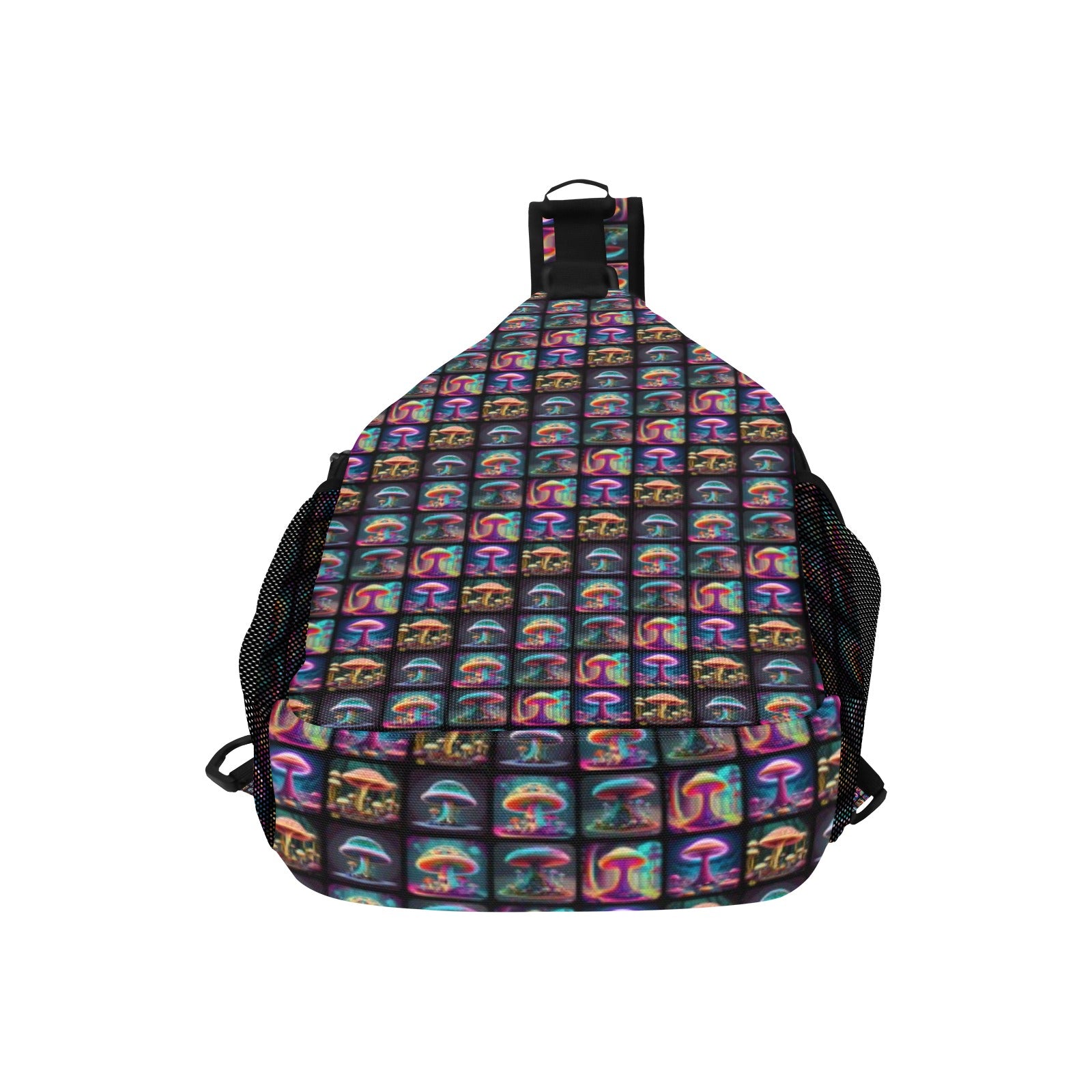 Bolso de pecho para festival de fácil transporte para hombre "Shroomin" 