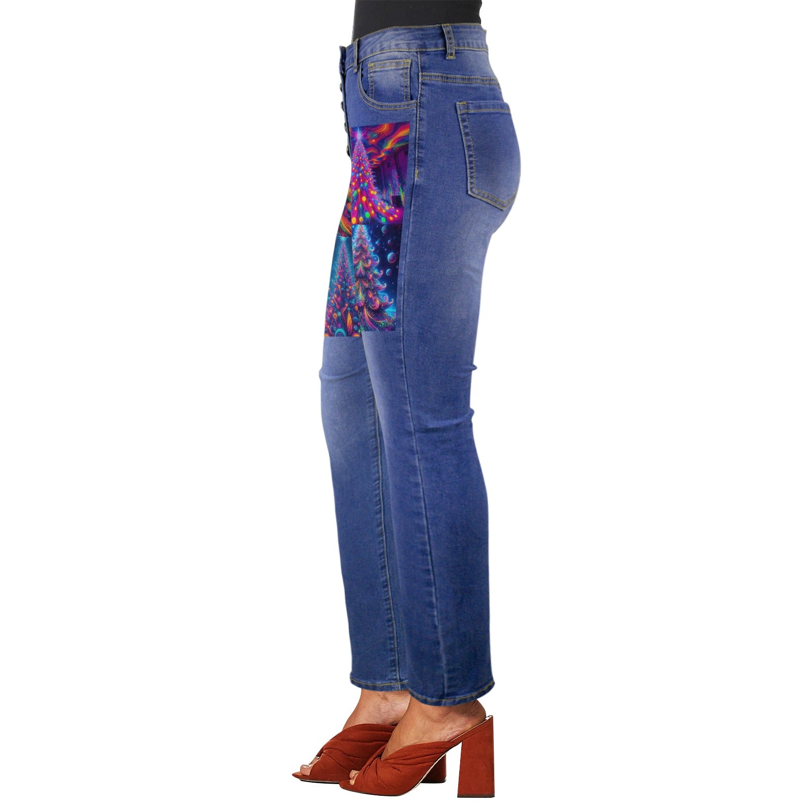 Women's Jeans (Front Printing) Made In USA Ships to USA Only