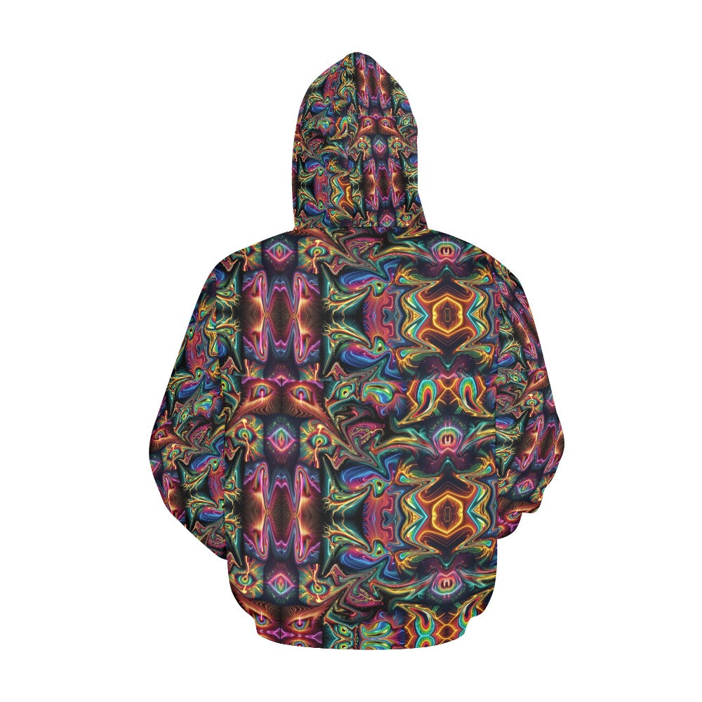 “Neon Eyes Upon You” Men's Hoodie